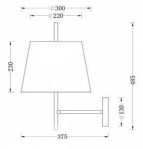 Бра Freya Sandy FR5118WL-01BS