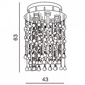 Подвесная люстра Azzardo Comet AZ0269