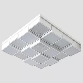 Накладной светильник Ambrella Orbital Crystal Sand FS1540 WH/SD 108W D540*540