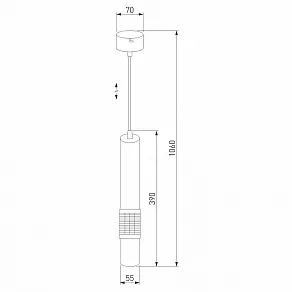 Подвесной светильник Elektrostandard DLN001 a045509