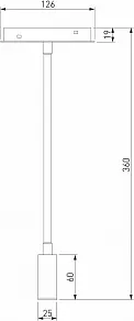Светильник на штанге Elektrostandard Slim Magnetic a064489