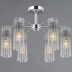 Люстра на штанге ILLUMICO GENOA IL0761-6CSQ-25 CR GENOA