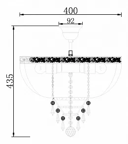 Светильник на штанге Maytoni Palace A890-PT40-N