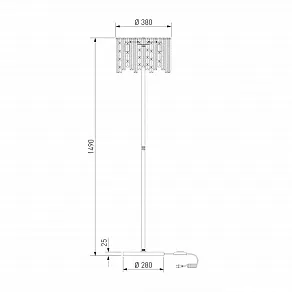 Торшер Eurosvet Radiance 109011