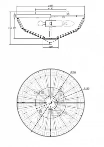 Накладной светильник Maytoni Facet MOD094CL-04G
