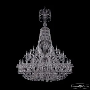 Подвесная люстра Bohemia Ivele Crystal 1409 1409/24+12+6/460/XL-175/2d Ni