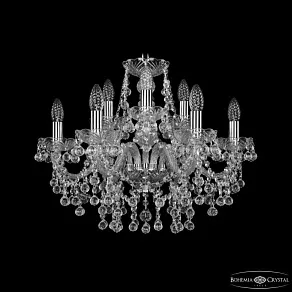 Подвесная люстра Bohemia Ivele Crystal 1409 1409/6+3/195 Ni