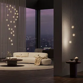 Подвесная люстра Maytoni Sapphire MOD293PL-L140BS3K