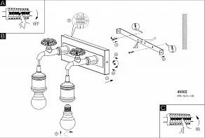 Бра Eglo ПРОМО Golscliff 49102