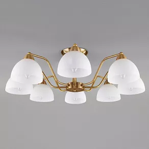 Люстра на штанге Eurosvet Carissa 30172/8 античная бронза