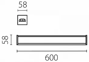 Модульный светильник Lightstar Trito 456247