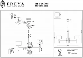 Подвесная люстра Freya Lino FR5186PL-06BS