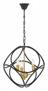 Подвесная люстра LUMINA DECO Casai LDP 1243-3 BK+MD