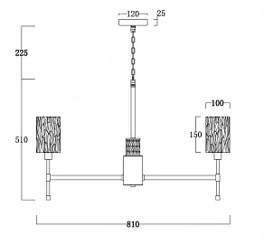 Подвесная люстра Freya Elsa FR5133PL-08CH