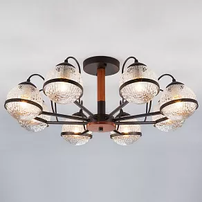 Люстра на штанге Eurosvet Livia 70081/8 черный