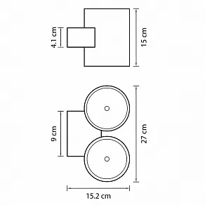 Накладной светильник Lightstar Paro LED 372692