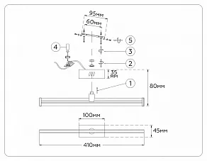 Накладной светильник Ambrella Light COMFORT FL6113
