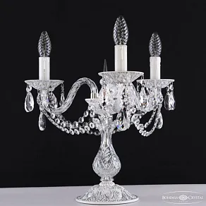 Настольная лампа декоративная Bohemia Ivele Crystal AL1602 AL16302L8/3/141-37 WMN