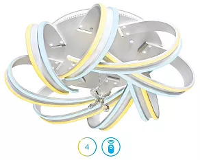 Потолочная люстра Ambrella Double 6 FL132