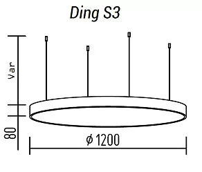 Подвесной светильник TopDecor Ding Ding S3 10