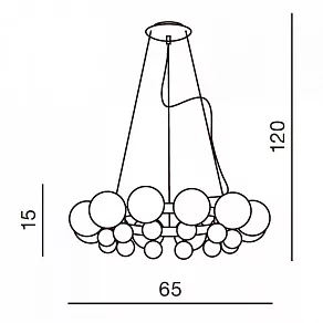 Подвесная люстра Azzardo Esperanza AZ0095