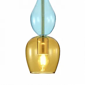 Подвесной светильник Indigo Millefiori 11065/1P Amber