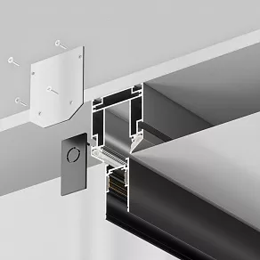 Трек встраиваемый Maytoni Accessories for tracks Exility TRA034MP-2S-1