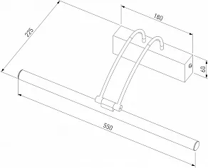Подсветка для зеркала Elektrostandard Simple a063695