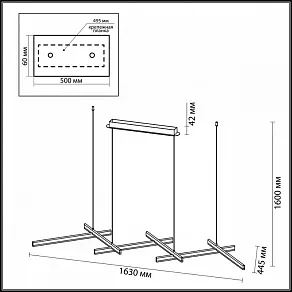 Подвесной светильник Odeon Light Rudy 3890/85L