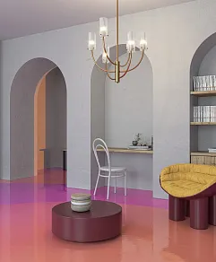 Люстра на штанге Maytoni Arco MOD223PL-08BS