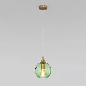 Подвесной светильник Eurosvet Lotus 50221/1 зеленый