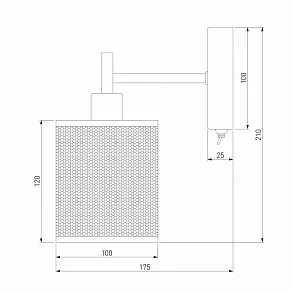 Бра Eurosvet Tela 70109/1 хром
