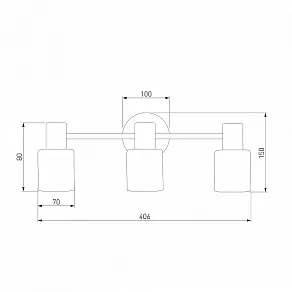 Бра Eurosvet Corso 20089/3 хром