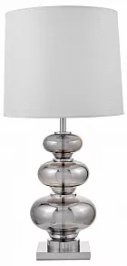 Настольная лампа декоративная LUMINA DECO Briston LDT 303 CHR+WT