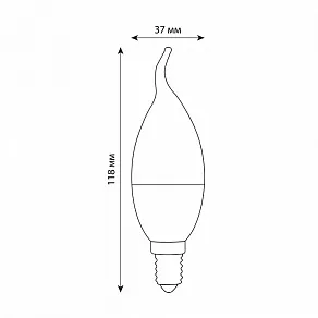 Лампа светодиодная Volpe OPTIMA DIM E14 6Вт 4000K UL-00009224