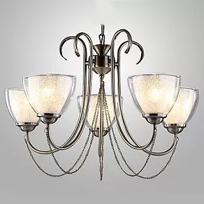 Подвесная люстра Eurosvet 60047 60047/5 античная бронза