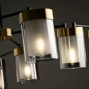 Люстра на штанге Freya Lora FR5432PL-08BBS