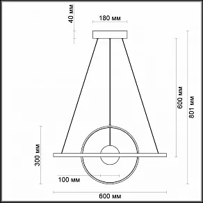 Подвесной светильник Odeon Light Lond 4031/40L