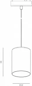 Подвесной светильник SWG PRO SLIM P-SLIM-150GLWH-6-CCT