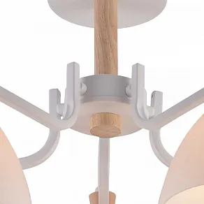Люстра на штанге Reluce 01622 01622-0.3-05 WH+WOOD