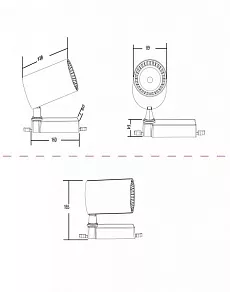 Светильник на штанге Maytoni Vuoro TR029-3-30W3K-W