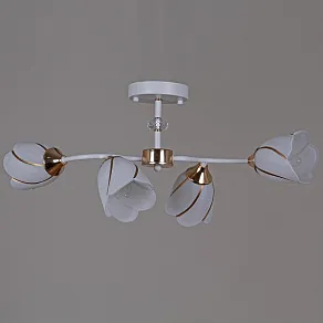 Люстра на штанге Reluce  35360-0.3-04 WH+FG