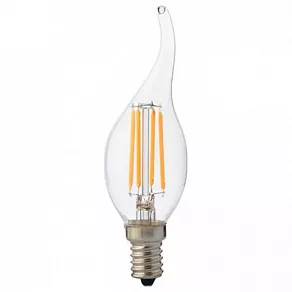 Лампа светодиодная Horoz Electric Flame E14 6Вт 2700K HRZ01000347