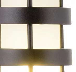 Наземный низкий светильник Arte Lamp Portico 2 A8371PA-1BK