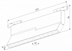 Накладной светильник Elektrostandard Mini Magnetic a067280
