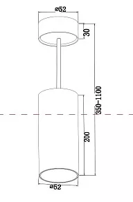 Подвесной светильник Maytoni FOCUS LED P071PL-L12W3K