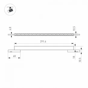 Накладной светильник Arlight MAG-MICROCOSM 043275
