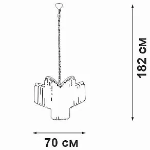 Подвесная люстра Vitaluce V5371 V5371-8/7
