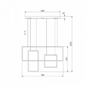Подвесной светильник Eurosvet Direct 90278/3 сатин-никель Smart