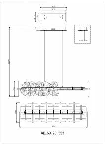Подвесной светильник Wertmark Nicola WE159.20.323